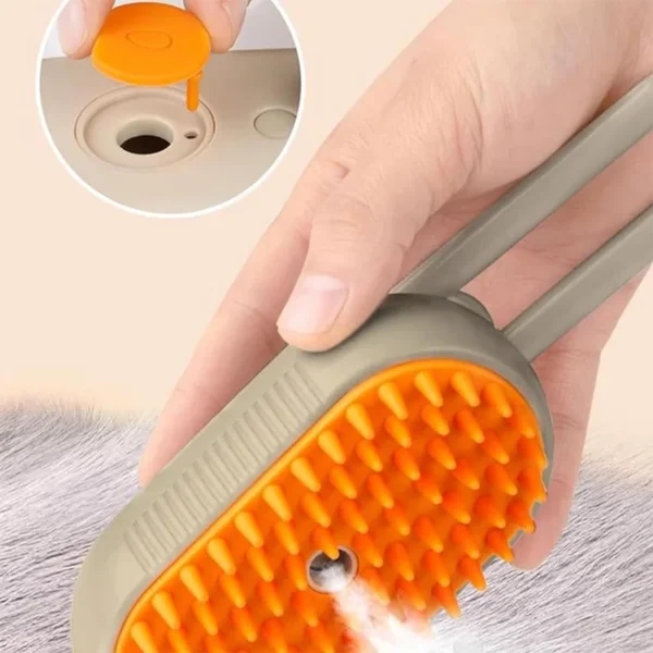 3-in-1 Dog Hair Brush Cat Hair Brush Electric Pet Cleaning Brush Steam Spray Brush Massage Hair Removal Comb Anti Flying Brush - Image 5