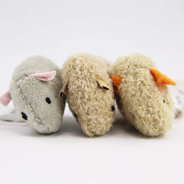 3Pcs New Plush Simulation Mouse Cat Toy Bite Resistance Plush Mouse Cat Scratch Interactive Mouse Toy Palying Toy For Cat Kitten - Image 3