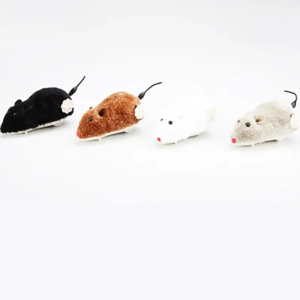 Cat Toy Clockwork Simulation Mice Battery Free Durable Indoor Cats Get High Relieve Boredom Interactive Plush Toys Pet Supplies - Image 5