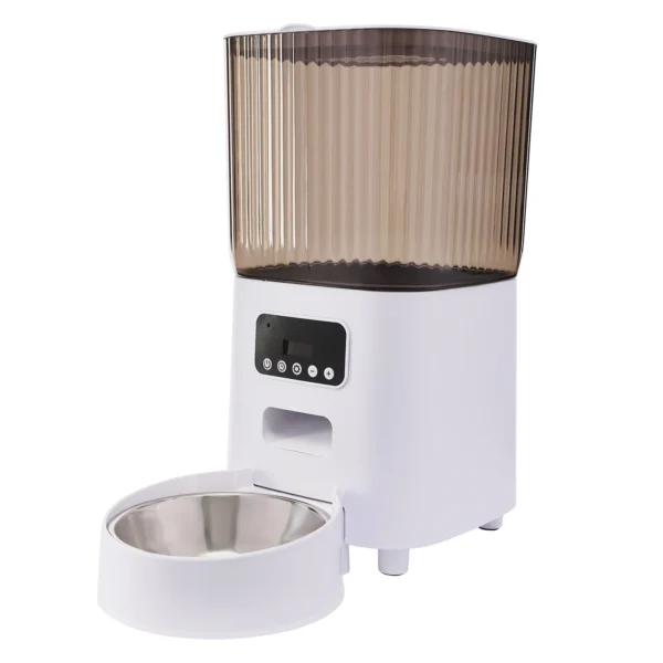 5l Automatic Feeder, Dog and Cat Food Bowl, Large Capacity Pet Food Storage Dispenser Container, Small Dog and Pet Accessories - Image 2