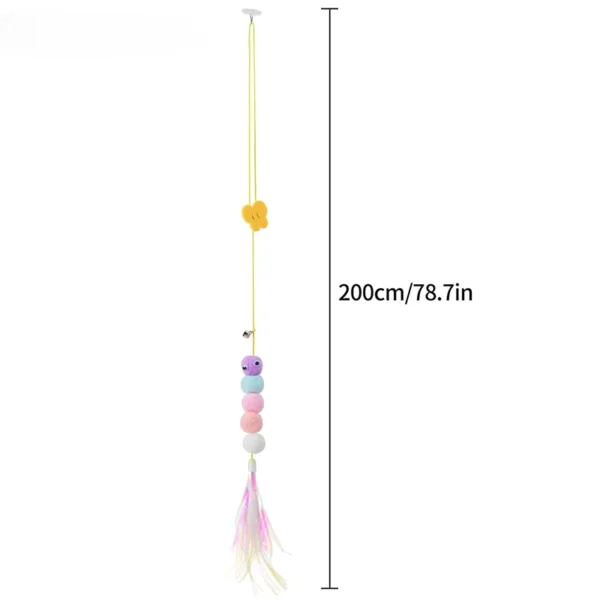 Interactive Cat Toy Hanging Simulation Cat Toy Funny Self-hey Interactive Toy for Kitten Playing Teaser Wand Toy Cat Supplies - Image 5