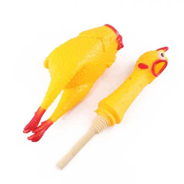 Screaming Chicken Dog Toy Squeeze Squeaky Dog Toys Interactive Puppy Toys Cleaning Teeth Chew Toys for Dogs Pet Supplies 1pcs - Image 3