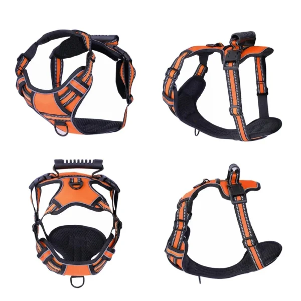 Dog Harness No Pull Reflective Dog Harness Vest with Easy Control Handle For Small Large Dogs Outdoor walking Training Supplies - Image 6