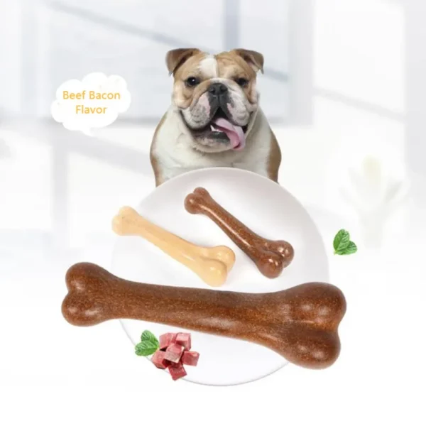 Dog Bone Chews Toys Nearly Indestructible Natural Non-Toxic Anti-bite Puppy Toys For Small Medium Large Dog Pet Chew Game Dental - Image 5