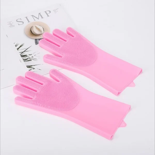 Bathroom Dog Cats Bath Brush Massage Gloves Soft Rubber Comb Pet Accessories For Cats Shower Cleaning Tools Suppliers - Image 4