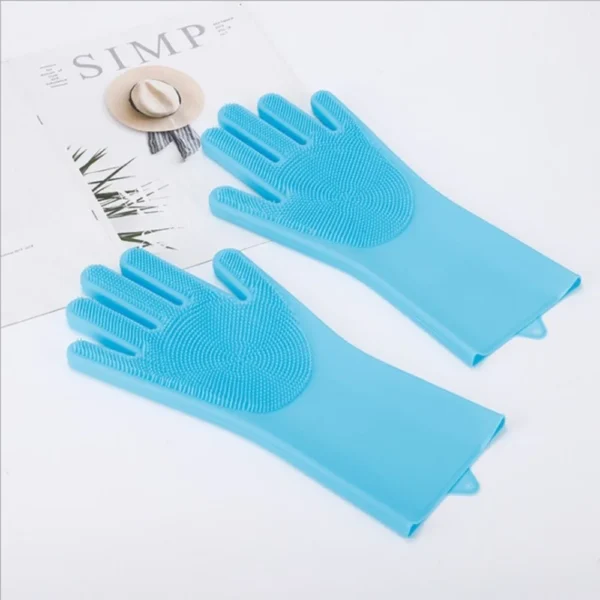 Bathroom Dog Cats Bath Brush Massage Gloves Soft Rubber Comb Pet Accessories For Cats Shower Cleaning Tools Suppliers - Image 3